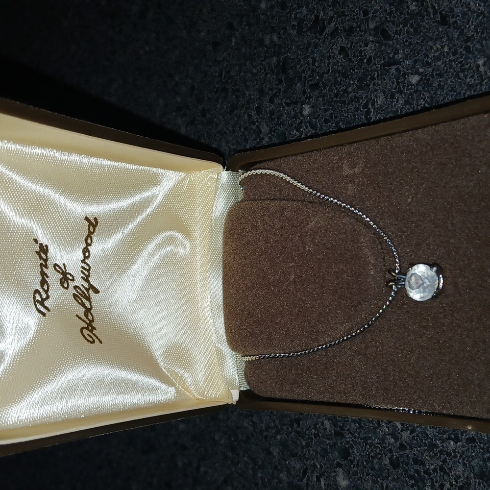 Ronte of Hollywood Faux Diamond necklace.